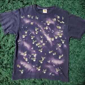 Vintage Firefly Glow Night All Over Print Tee M